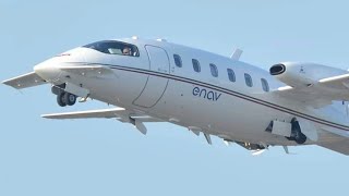 PIAGGIO SHOW Piaggio P180 Avanti ENAV Low Pass High Speed Pass Flight Inspection at Parma Airport [upl. by Ecile961]