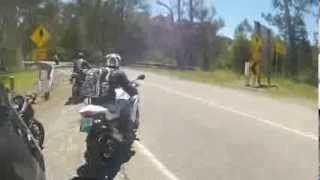 RidingWithTom Group Ride  Reefton Spur  BMW Crash [upl. by Ariaec]