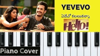 HELLO TAQDEER  Yevevo  Piano Notes  Akhil Akkineni  Anup Rubens  Vikram K Kumar [upl. by Novehc398]