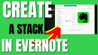 How to Create a Stack in Evernote [upl. by Adnof]