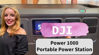 DJI Power 1000 Portable Power Station  Battery Backup for Home Camping [upl. by Dyrrej]