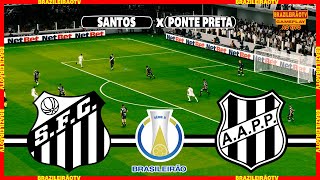 🔴Santos x Ponte Preta  BRASILEIRÃO SÉRIE B 24ªRODADA  30082024 [upl. by Nahraf]