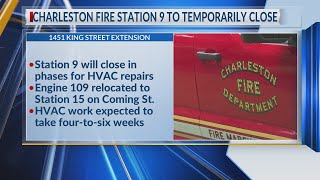 Charleston fire station to temporarily close [upl. by Drusilla]