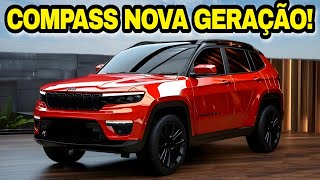 JEEP COMPASS NOVA GERAÇÃO 2025 MAIOR MAIS BONITO E MUITO MAIS COMPLETO [upl. by Rebane]