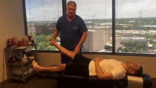 L5S1 Herniated Disc Patient Exam amp Treatment At Advanced Chiropractic Relief Ring Dinger Too [upl. by Matheson]