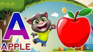 A for apple  अ से अनार  abcd phonics song  a for apple b for ball c for cat  abcd song  abcde [upl. by Onek330]