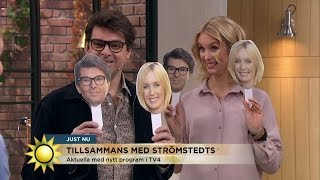 Vem tjatar mest av Jenny och Niklas Strömstedt  Nyhetsmorgon TV4 [upl. by Linette]