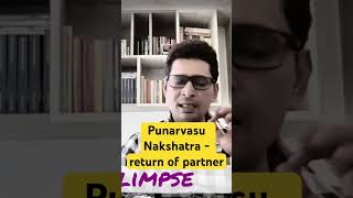 Punarvasu Nakshatra  return of partner venusastro raajeevkumar astrology shorts [upl. by Tucker85]