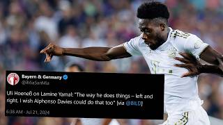 Bayern legend said WHAT about Alphonso Davies right foot 😤  BEST AND WORST [upl. by Olnek]