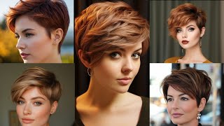 Best pixie cuts 2024  boycut hair style  short layered Bob Pixie Haircut 2024 [upl. by Lavro450]