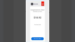 Adobe stock earnings proof  Adobe stock video earnings adobestock adobestockcontributor [upl. by Yetac]