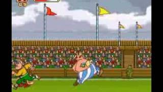 Asterix amp Obelix Snes Hard Mode Walkthrough Act 4 Rugby Match [upl. by Neitsabes405]