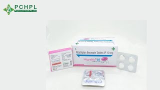 MIGRAITIZ 10  Uses of Rizatriptan Benzoate 10mg Tablets  PCD Franchise Rizatriptan Benzoate PCHPL [upl. by Anaeel]