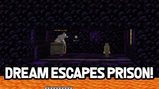 DREAM and TECHNOBLADE ESCAPE PRISON on Dream SMP [upl. by Leirbaj]