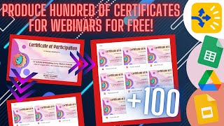 Generate 100 Certificates for Webinar NOW [upl. by Ydnes778]