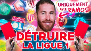 LE DÉFI DE SERGIO RAMOS  TACLER TOUTE LA LIGUE 1 SUR FIFA [upl. by Julius338]