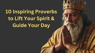 🙏 10 Inspiring Proverbs to Lift Your Spirit and Guide Your Day 🙏 [upl. by Tove704]