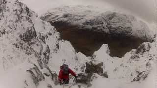 Aonach Eagach in winter [upl. by Osmund]