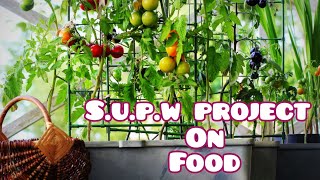 SUPW Project on FOOD 🥘 [upl. by Stoeber]