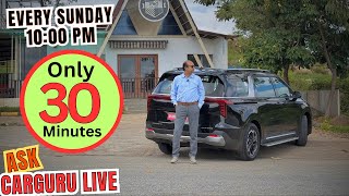 Best Car amp SUV in 12 Lakhs ⭐️ Hyundai Tata Kia Mahindra Maruti amp Citroen 🔥 Live With CARGURU [upl. by Mohammed]