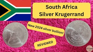 South Africa Silver Krugerrand 2024 bullion coins reviewed krugerrand [upl. by Herstein584]