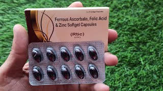 Ferrous Ascorbate Folic Acid amp Zinc Softgel Capsules Review in hindi [upl. by Aeslehs]