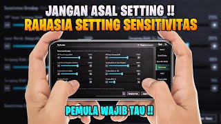 CARA SETTING SENSITIVITAS PUBG MOBILE TERBAIK GYROSCOPE DAN NO GYROSCOPE [upl. by Josler]