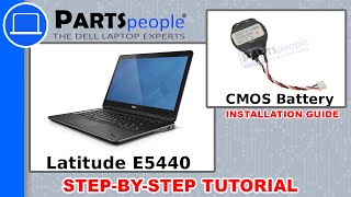 Dell Latitude E5440 CMOS Battery HowTo Video Tutorial [upl. by Erleena]