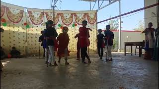 Charan Kanya dance performance by Raypur primary school Gandhinagar [upl. by Glavin654]