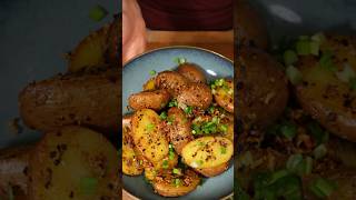 Super easy Garlic potatoes cooking recipe shorts [upl. by Gnourt]