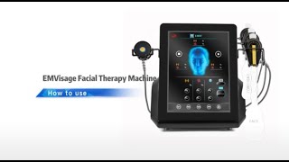 How to Use EMVisage® Face Lift Machine Portable  How to Do NonInvasive Face Lift Treatment [upl. by Elleahcim308]