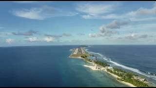 Air 7 Legacy 650 Marshall Island Majuro Landing [upl. by Nekcerb]