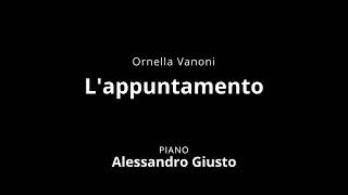 O Vanoni LAPPUNTAMENTO  Piano accompaniment instrumental karaoke [upl. by Eisset]