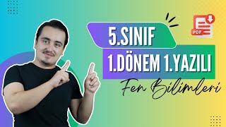 5SINIF FEN BİLİMLERİ 1DÖNEM 1YAZILI AÇIK UÇLU [upl. by Ahsiken5]