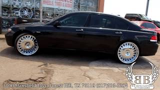 BMW 750LI on 24quot Asanti Wheels done by Big Boys Customs [upl. by Marsden]