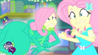 What Happened to Fluttershy🎃 Costume Conundrum  MLP EG Equestria Girls [upl. by Avla]