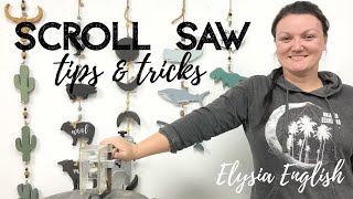 Easy Scroll Saw Tutorial  Scroll Saw Tips amp Tricks  How to use a scroll saw DIY  Elysia English [upl. by Godrich375]