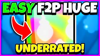 🍀EASIEST F2P Huge Pet in Pet Simulator 99 ✨ Huge Colorful Wisp Chances Tech World Update Roblox [upl. by Assirk]