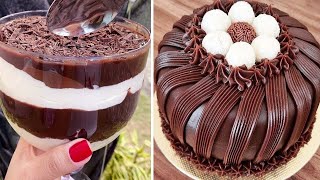 10 Indulgent Chocolate Cake Recipes 🎂 Easy Chocolate Cake Decorating Ideas 🍫 So Yummy Cake [upl. by Lirbij]