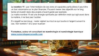 Le nombre 11 et labondance financière [upl. by Courcy983]