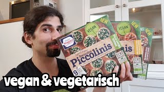 Wagner Piccolinis vegane Pizza  Spinach BBQ Chicken Style Bolognese [upl. by Akinimod761]