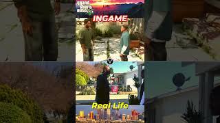 Lamar roasts Franklin Ingame vs Real Life shorts gta franklin lamar [upl. by Cliffes]