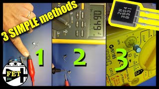 How to check transistor  BJT transistor test [upl. by Harve558]