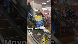 Mayonnaise on an escalator… youtubeshorts viral fyp [upl. by Eirrok]