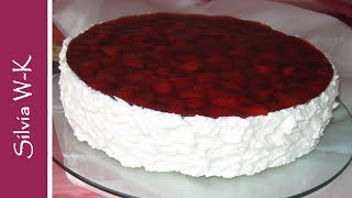 Erdbeerkuchen  einfaches und leichtes Rezept  Strawberrycake [upl. by Cly189]