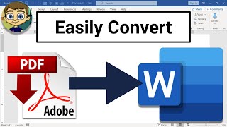 Easily Convert PDFs to Microsoft Word Format [upl. by Noedig360]