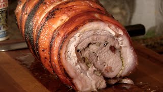 Porchetta Recipe On the Napoleon Grill [upl. by Elleval]