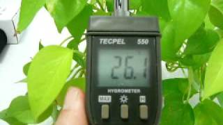 Temperature Humidity Meter TECPEL DTM550 [upl. by Lamak]