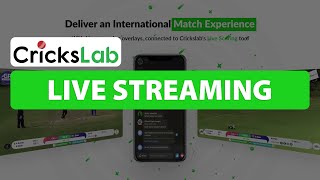 Crickslab  Live Streaming Live Stream your Cricket Match Using just Your Mobile Phone [upl. by Erida]