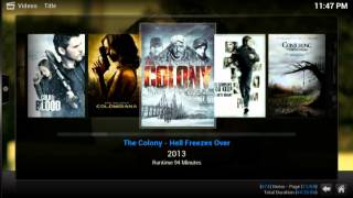 VUPLUS XBMC Cover Flow TEST [upl. by Romilda]